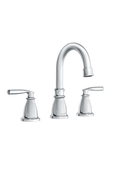 Mohen Wyndford Brushed Nickle Two Handle High Arc Bathroom Faucet Installation