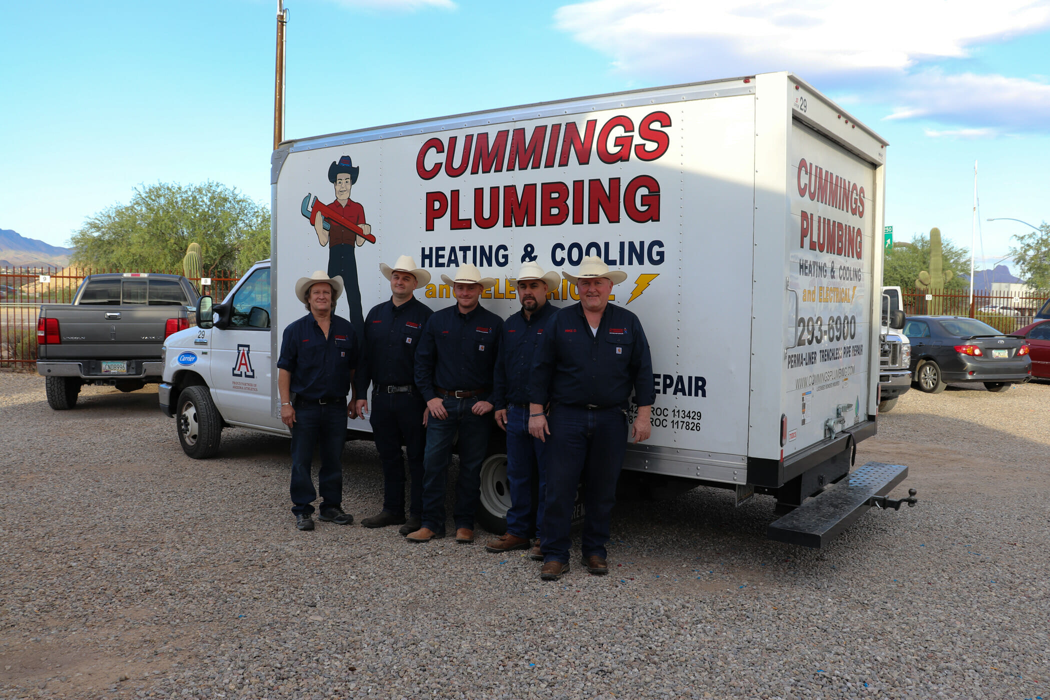 IMG_0774 plumbers Tucson plumbing service with Cummings plumbing truck
