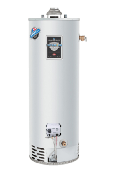 Bradford White Propane Gas 40G Tall White Water Heater Installation