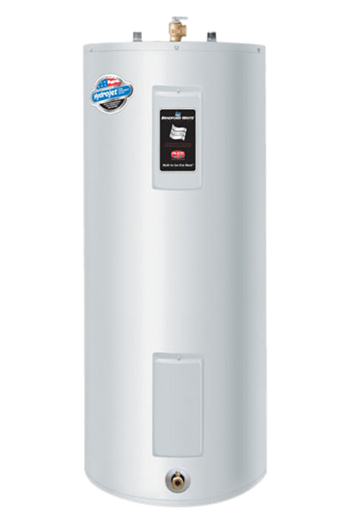 Bradford White Tall Electric 50 gallon water heater installation