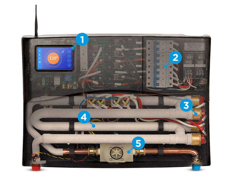 Tru Tankless Water Heater interior